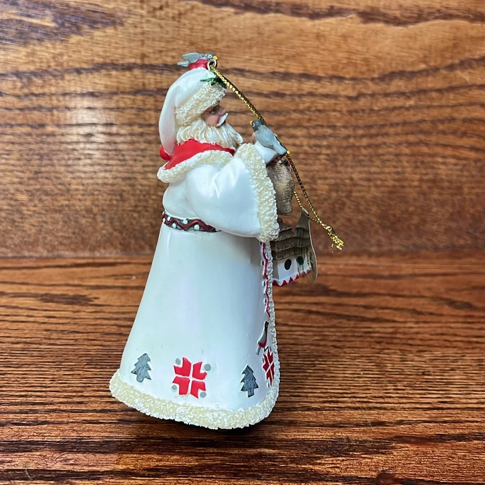 Ashton Drake Galleries Santa's Feathered Friends Ornament  